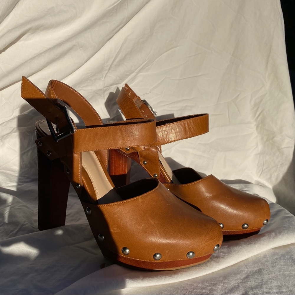 Vince Camuto closed toe block heels